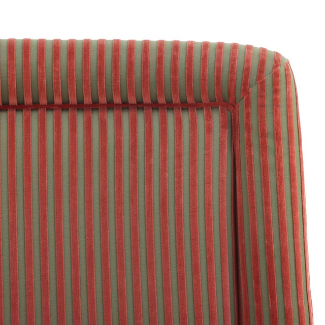 Wood Italian Upholstered Lounge Chair, C. 1940 For Sale - Image 7 of 7
