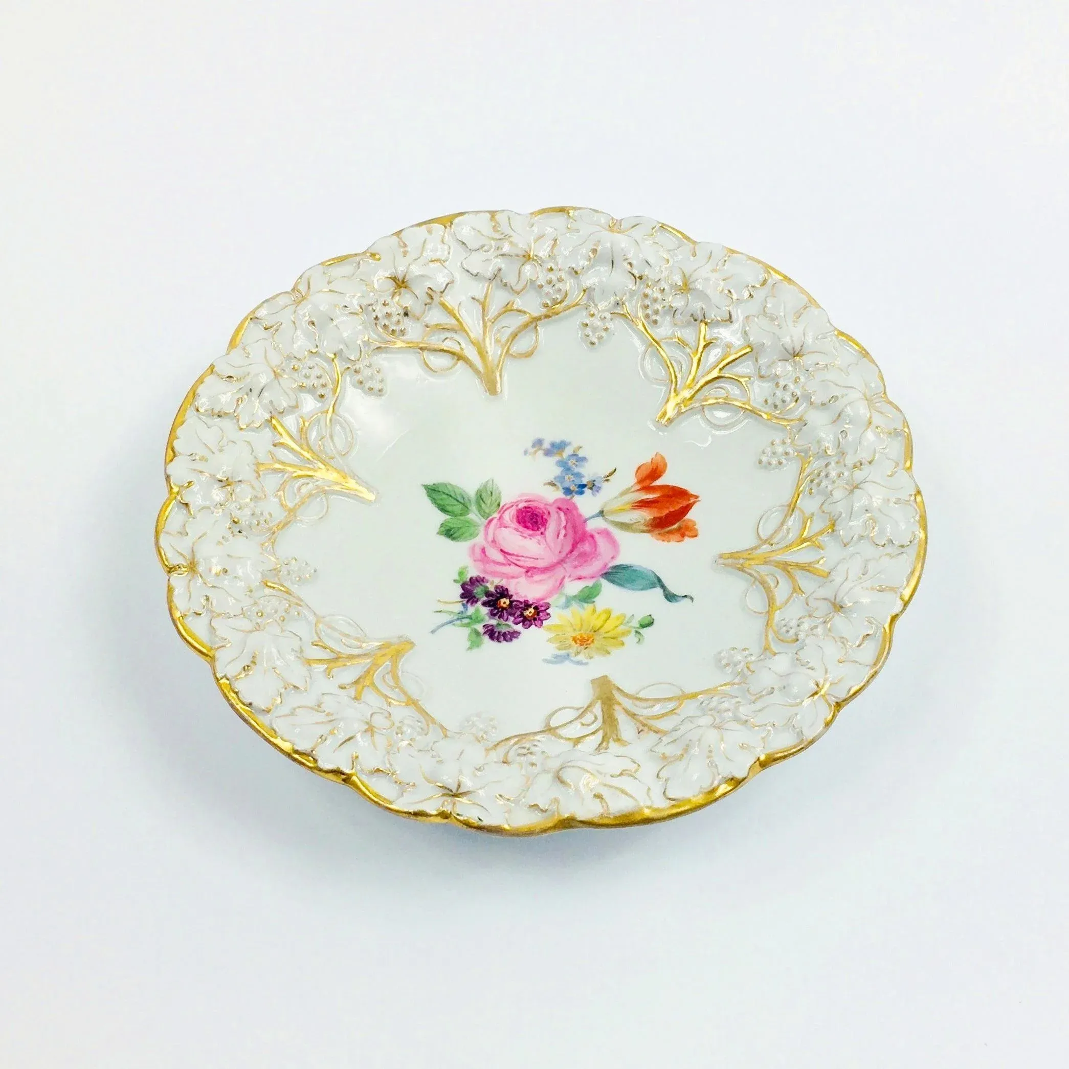 Meissen Porcelain Plate, Germany, 1924-1934 | Chairish