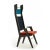 Not Yet Made - Made To Order Colette Armchair in Turquoise, Blue & Red by Colé Italia For Sale - Image 5 of 7