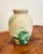 American Vintage Nemadji Green Swirl Pottery Vase For Sale - Image 3 of 6