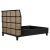 Not Yet Made - Made To Order NOIR Porto Bed A with Headboard And Frame, Queen For Sale - Image 5 of 6
