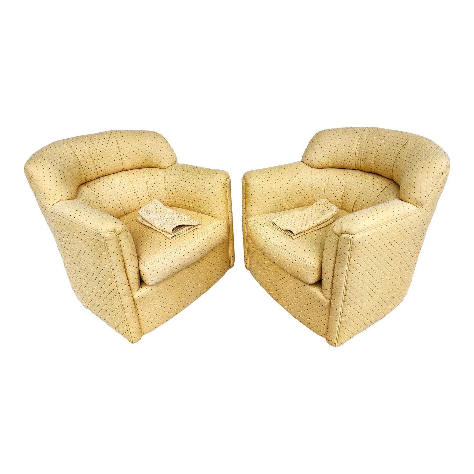 Swivel Tub Chairs by Hancock & Moore Pair Chairish