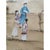Chinese Chinoiserie Panels Hand Painted Wallpapers Mural Panel For Sale - Image 6 of 6