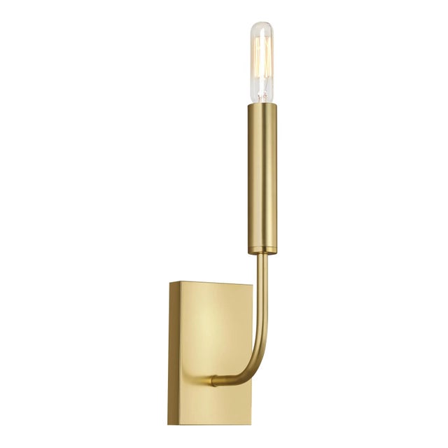 Modern Ellen DeGeneres by Visual Comfort Studio Brianna Sconce, Brass For Sale - Image 3 of 3
