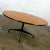 Wonderful vintage mid-century modern Eames for Herman Miller 60” round tables comprised of light natural oak wood veneer...