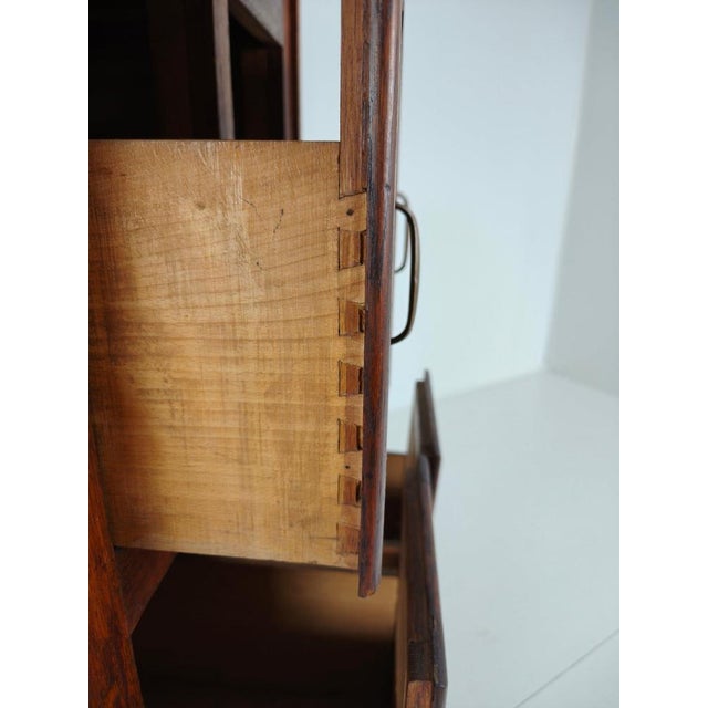 1920s Antique Oak Filing Cabinet, 1900s-1920s For Sale - Image 5 of 17