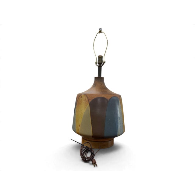 David Cressey Terracotta Table Lamp For Sale - Image 9 of 13