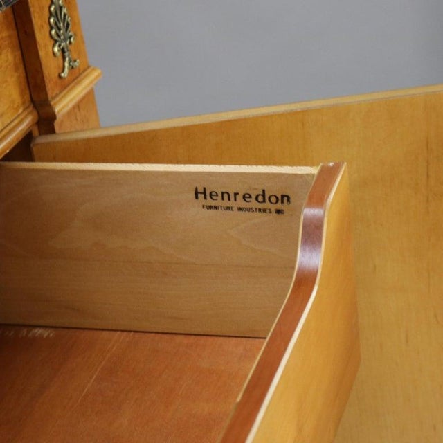 Early 20th Century Henredon French Empire Satinwood, Ormolu & Marble Claw Foot Server 20thC For Sale - Image 5 of 18