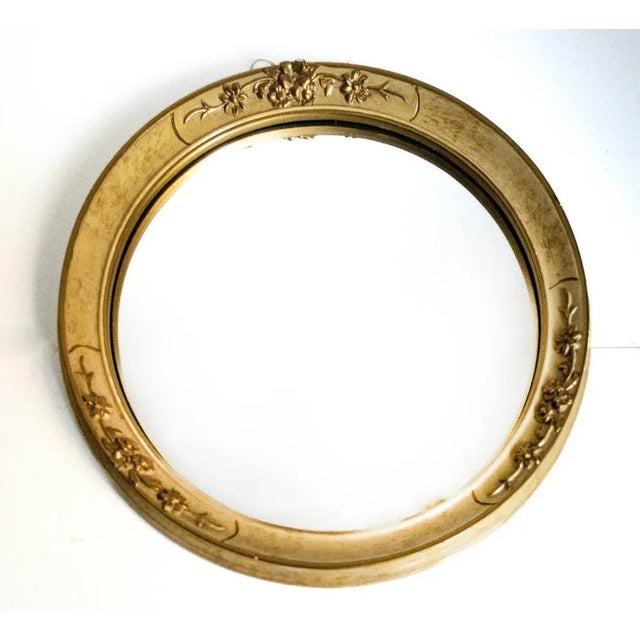 Khaki Vintage Mirror Made, England For Sale - Image 8 of 8