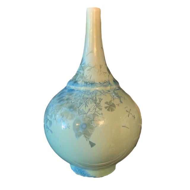 Vintage Hand Thrown Studio Pottery Crystalline Glaze Bud Vase Signed ...