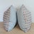 Elizabeth Eakins Lanterns in Teal features primarily pink and brown with a hint of teal and blue. 100% hand woven linen,...