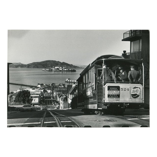 Erich Andres, San Francisco, Hyde Street, View of Alcatraz, USA, 1960s, Silver Gelatin Print For Sale