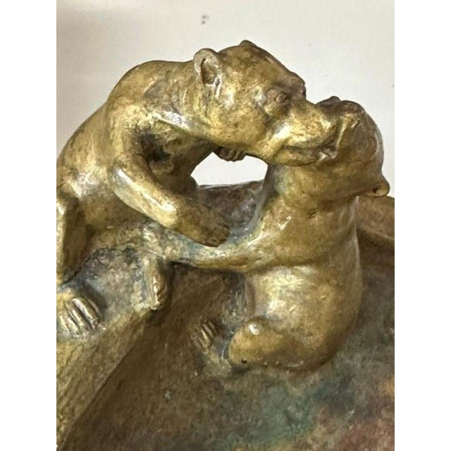 Bronze Pocket Emptier Bears by Friedrich Gornik, 1920s For Sale - Image 3 of 9