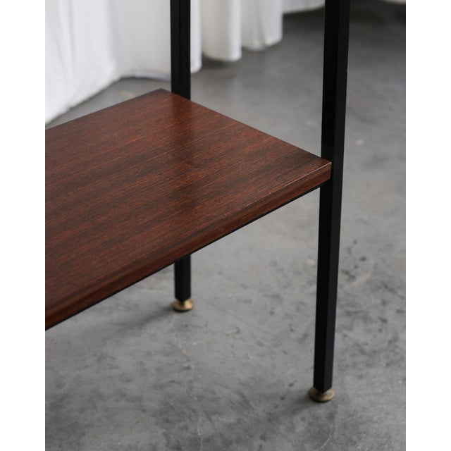 1960s Mid-Century Italian Console Table in Metal and Wood, 1960s For Sale - Image 5 of 6