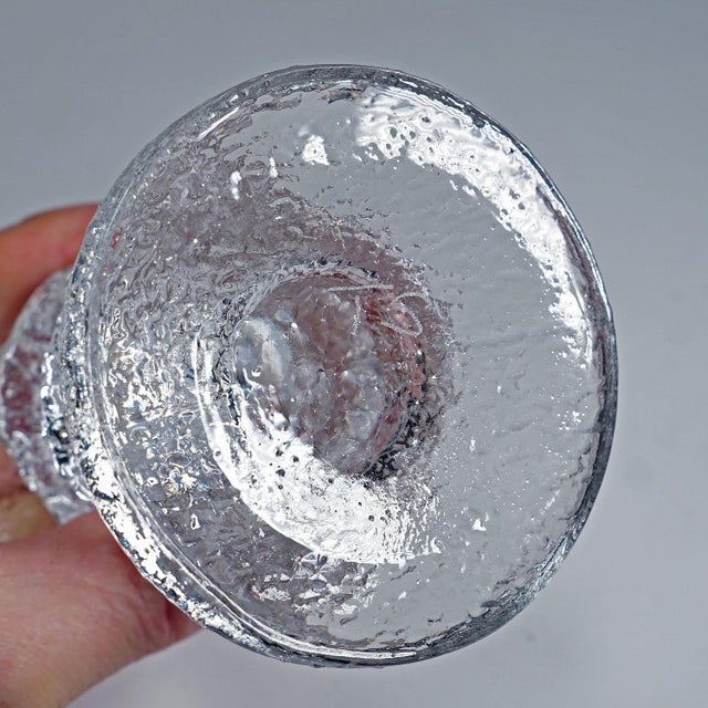 Glass Vintage Festivo Candle Sticks by Timo Sarpaneva for Iittala For Sale - Image 7 of 9