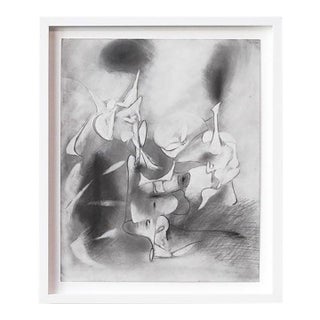 Daniel Ketelhut, "Graphite Study for the Ritual", Abstract Drawing on Paper, Framed For Sale