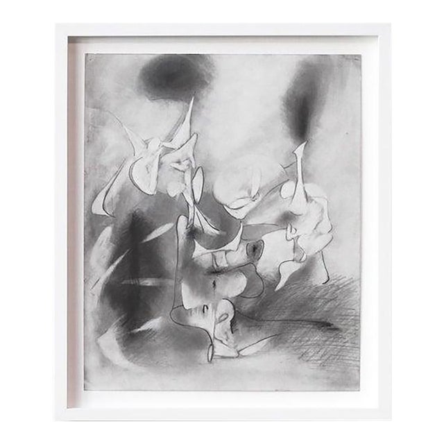 Daniel Ketelhut, "Graphite Study for the Ritual", Abstract Drawing on Paper, Framed For Sale