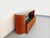 Vintage Italian Dressing Table in Suede Velvet, 1970s For Sale - Image 4 of 18