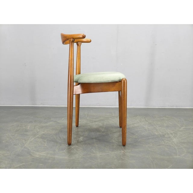 Model 708 Chair attributed to Hans J. Wegner for Fritz Hansen, Denmark, 1960s For Sale - Image 11 of 13