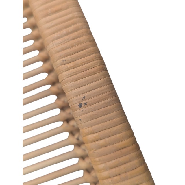 Vintage 1960s Rattan Tray From Artek Finland For Sale - Image 9 of 16