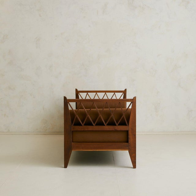 French Daybed in the Manner of Jacques Adnet, 1950s For Sale - Image 12 of 18