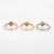 Cartier Set of 3 Cartier Hindu Diamond Rings EU 45 US 3 1/4 Estate 18k Gold Flower Band size 3.75 For Sale - Image 4 of 6