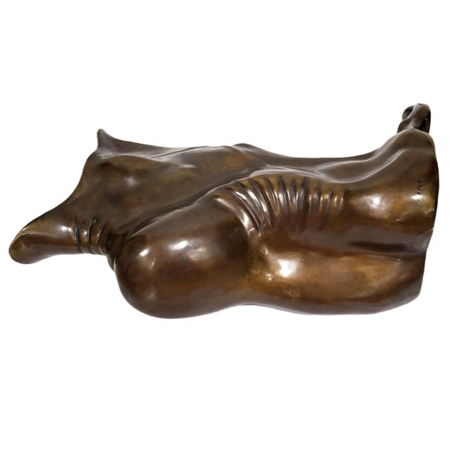 Monumental Modern Bronze Sculpture "Foot" by Adam Kurtzman 2/25 For Sale - Image 14 of 17