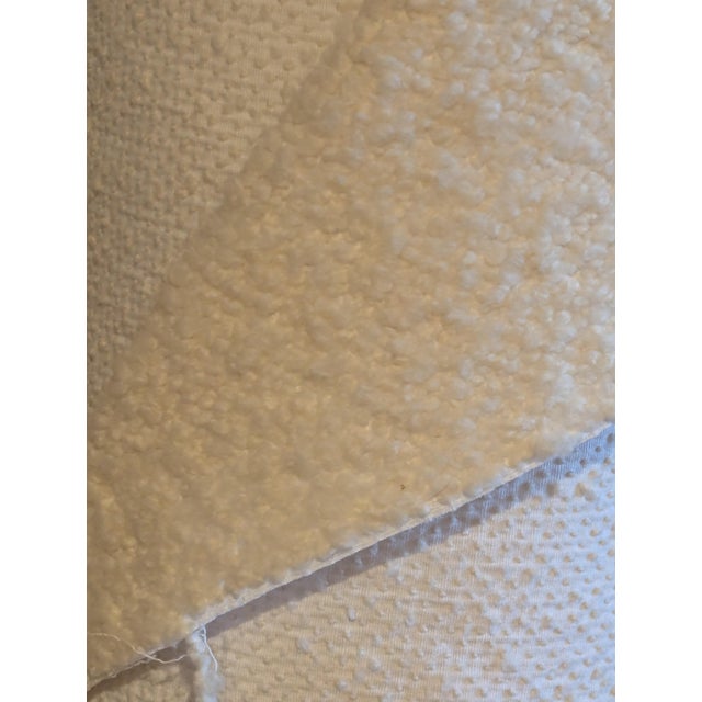 Schumacher "Ogden Boucle" Designer Fabric — Ivory, 7 Yards For Sale - Image 4 of 9