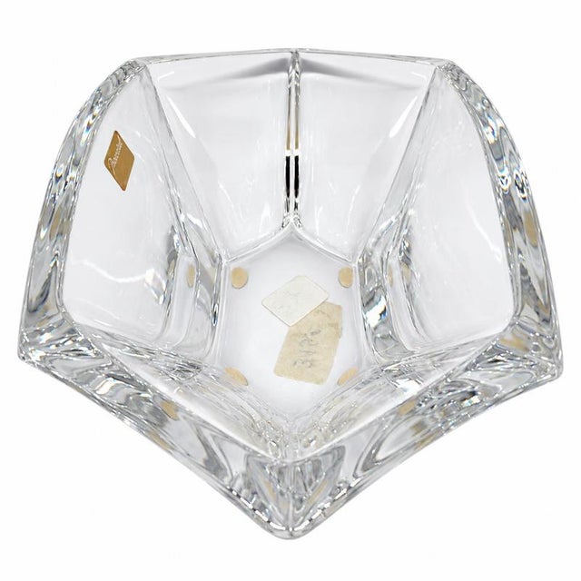 Glass Ginkgo Vide-Poche from Baccarat For Sale - Image 8 of 9