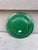 French Green Majolica Leaves Plate Salins, Circa 1890 For Sale - Image 4 of 4