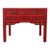 Late 20th Century Red Asian Console Table For Sale