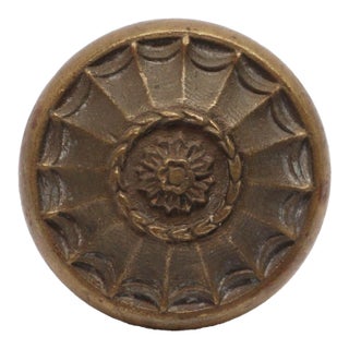 Cast Bronze Lockwood Adam Door Knob For Sale