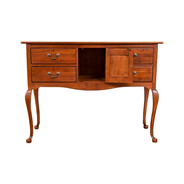1990s Vintage Lexington Bob TimberLake Qual Hunter's Sideboard Buffet & Matching Mirror | For Sale - Image 5 of 11