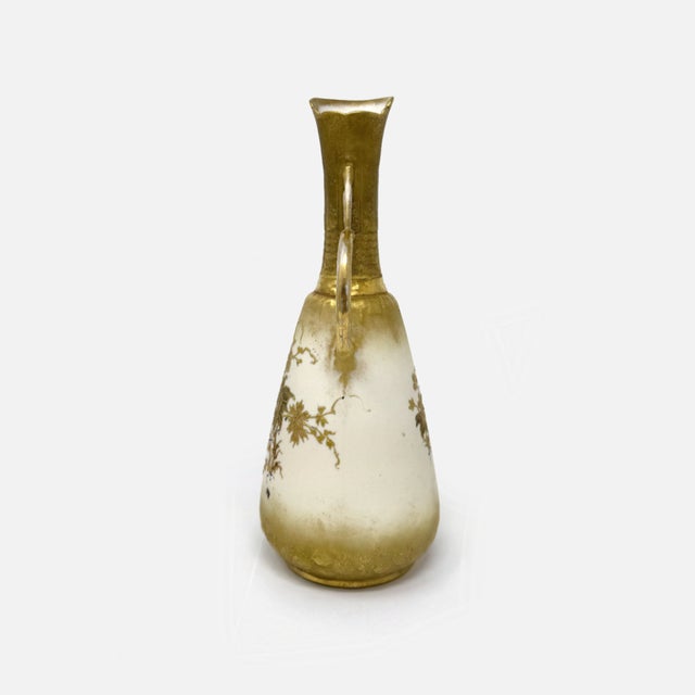 Art Nouveau Antique Turn-Teplitz RStK Art Nouveau Bohemia Porcelain Ewer For Sale - Image 3 of 8