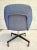 Blue 1970's Max Pearson for Knoll Newly Reupholstered Executive Desk Chair For Sale - Image 8 of 12