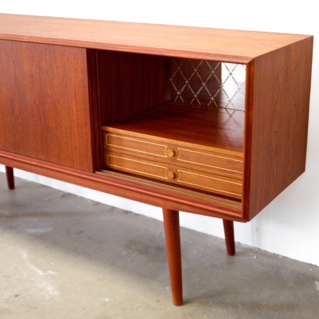 Sejling Skabe Danish Teak Sideboard Designed by e.w. Bach For Sale - Image 10 of 14