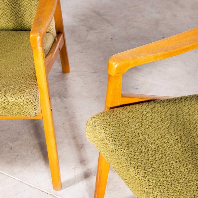 1950’s Jaroslav Smidek Original Armchairs – Pair In Lime Green. Sourced direct in the Czech republic this is one of...