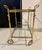 Neoclassical Tea Trolley in Brass with Angel Figurines, 1950s, in Very Good conditions. Designed 1950 to 1959