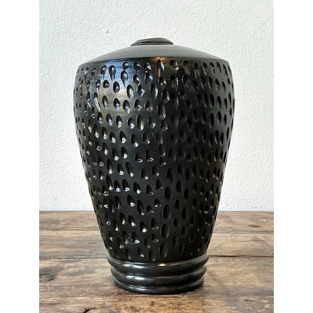Vintage Original Studio Pottery Vase For Sale - Image 12 of 12