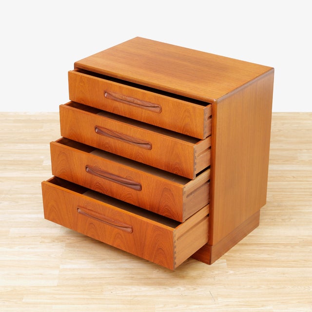 Mid Century Teak Dresser Nightstand by G Plan For Sale In Los Angeles - Image 6 of 10