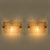 Hollywood Regency Square Ribbed Glass Wall Light attributed to Kaiser Leuchten, 1960s For Sale - Image 3 of 13