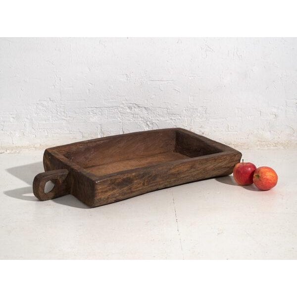 Brown Antique Trough in Wood For Sale - Image 8 of 8