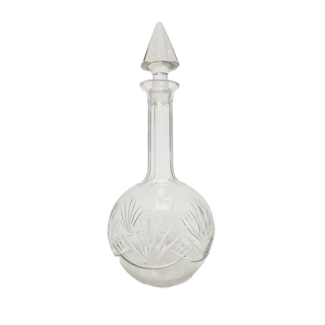 Art Deco Crystal Carafe, Germany, 1900s For Sale - Image 16 of 16
