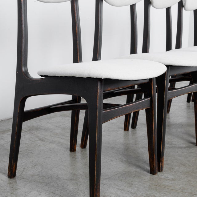 Mid-Century Modern Upholstered Dining Chairs- Set of 6 For Sale - Image 11 of 12