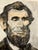 Contemporary Original E.J.Hartmann Abraham Lincoln Portrait Painting Signed For Sale - Image 4 of 5