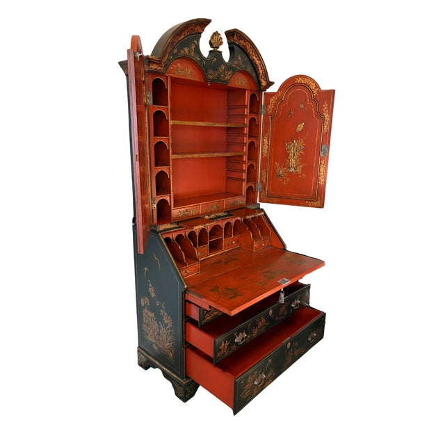 Vintage Chinoiserie Secretary For Sale - Image 18 of 18