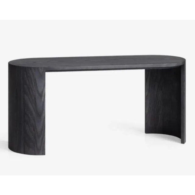 Not Yet Made - Made To Order Airisto Side Table and Bench in Stained Black by Made by Choice, Set of 2 For Sale - Image 5 of 10