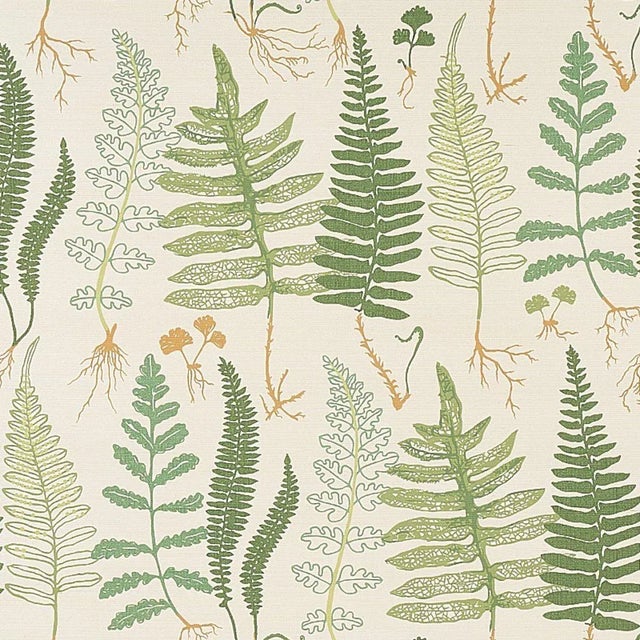 Not Yet Made - Made To Order Schumacher Halcott Sisal Wallpaper in Forest - 10 Yards For Sale - Image 5 of 5