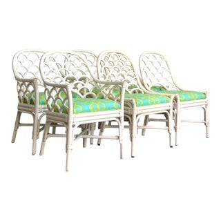 Chairs in Lilly Pulitzer for Lee Jofa “Well Connected” Set of 6 For Sale