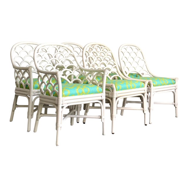 Chairs in Lilly Pulitzer for Lee Jofa “Well Connected” Set of 6 For Sale